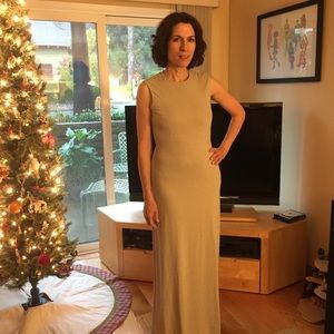 *new* DAVID MEISTER SHIMMER FLOOR LENGTH GOWN